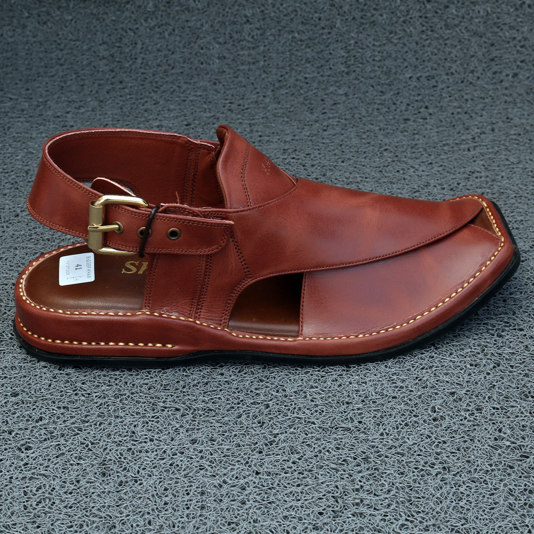 Sholite pure leather zardari chappal Chetah