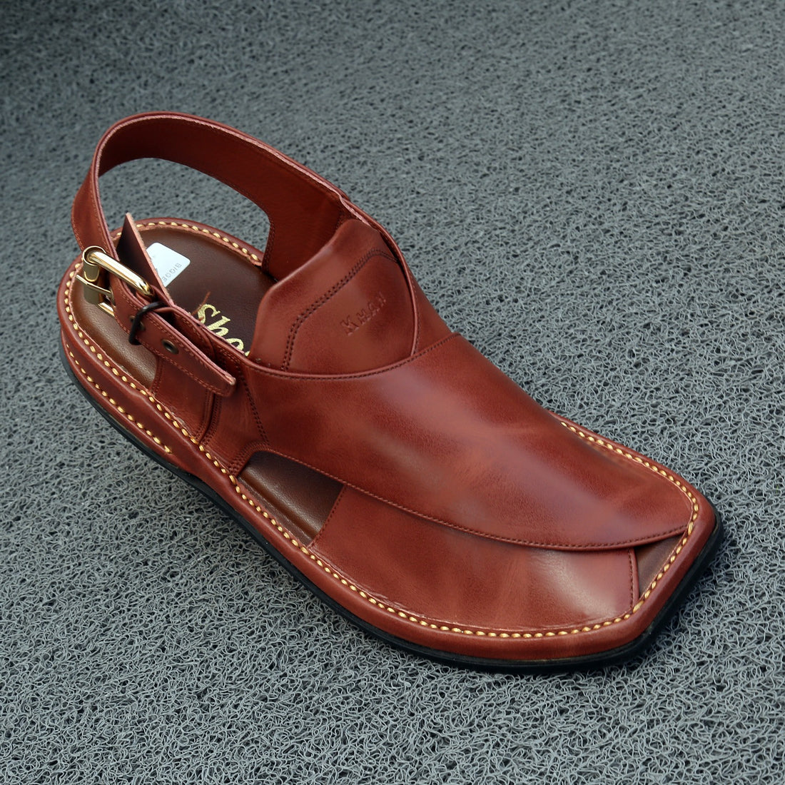 Sholite pure leather zardari chappal Chetah