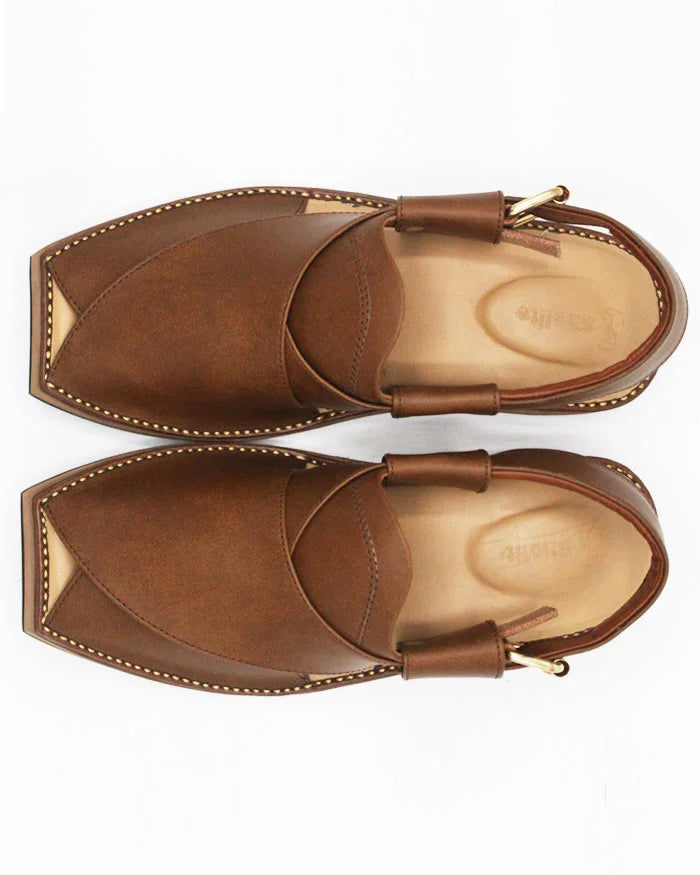 Sholite Pure leather Handmade Peshawari Charsada Chappal 2 Ton