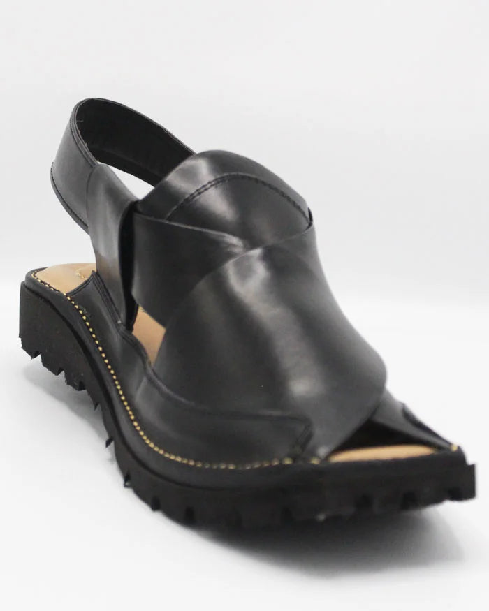 Sholite Pure leather Handmade Zardari Peshawari Chappal