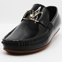 Black Patan Loafer lv Style