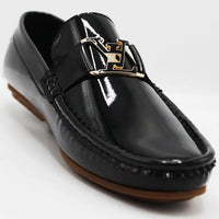 Black Patan Loafer lv Style