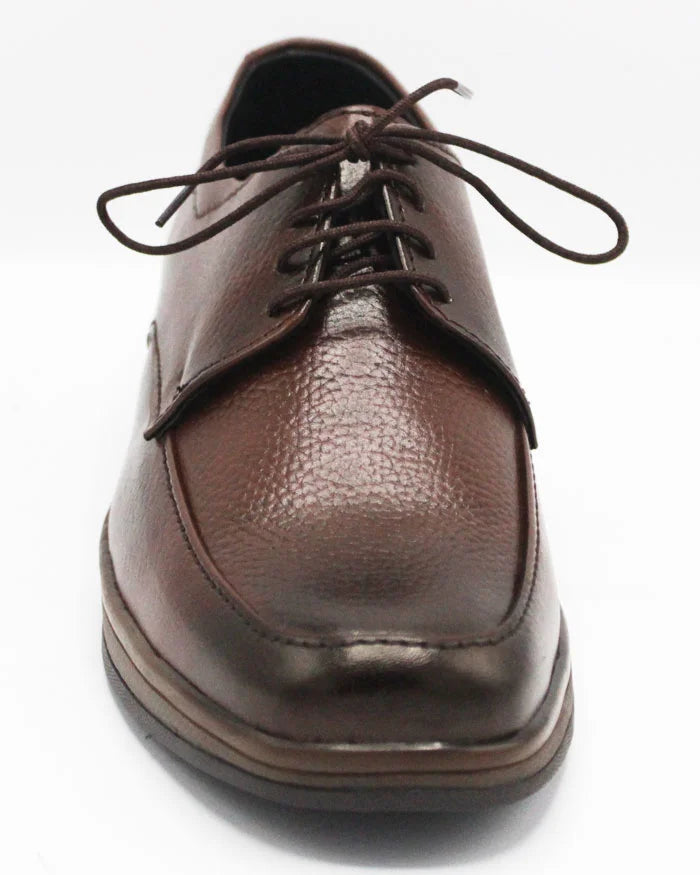 Sholite Pure lather Brown Handmade Laces Shoes