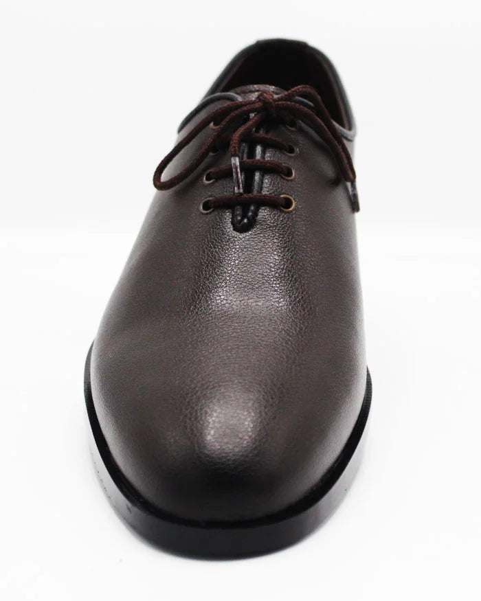 Dark Brown Pure Leather Formal Shoes for Men