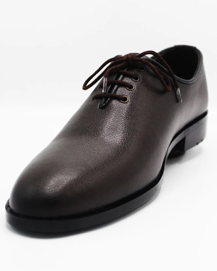 Dark Brown Pure Leather Formal Shoes for Men