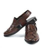 Sholite Pure leather Peshawari with leather Sole Kut Design